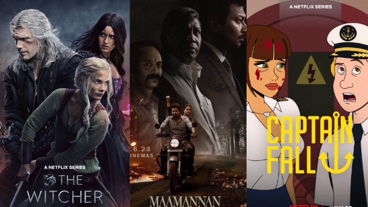 july-week-4-ott-releases-maamannan-the-witcher-season-3-vol-2-kaalkoot-captain-fall-fahadh-faasil-netflix-prime-video-disneyplushotstar-jiocinema